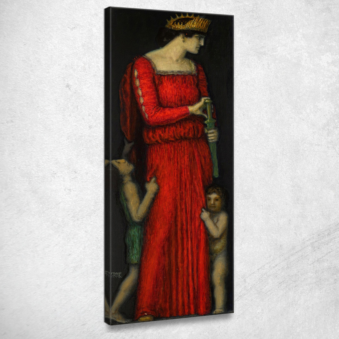 Medea Franz von Stuck fvs55 quadro stampato su tela