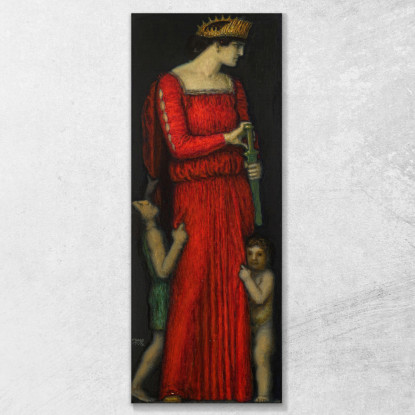 Medea Franz von Stuck fvs55 quadro stampato su tela