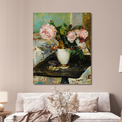 Fiori In Un Vaso Jacques-Émile Blanche jeb11 quadro stampato su tela