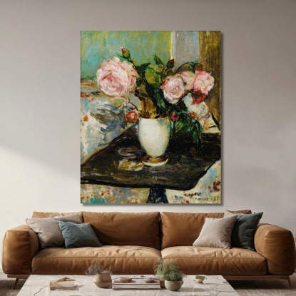 Fiori In Un Vaso Jacques-Émile Blanche jeb11 quadro stampato su tela