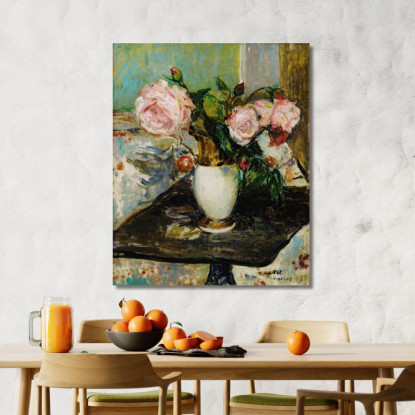 Fiori In Un Vaso Jacques-Émile Blanche jeb11 quadro stampato su tela