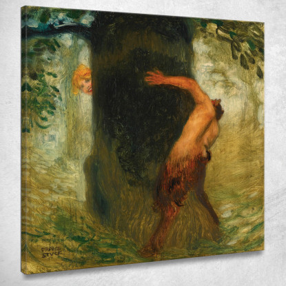 Neckerei La Presa In Giro Franz von Stuck fvs59 quadro stampato su tela