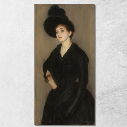 Marie-Blanche Vasnier Jacques-Émile Blanche jeb23 quadro stampato su tela