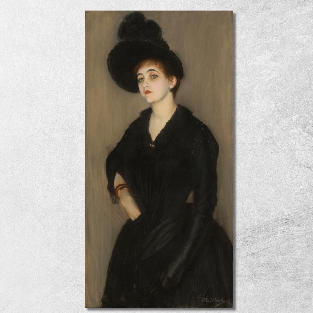 Marie-Blanche Vasnier Jacques-Émile Blanche jeb23 quadro stampato su tela