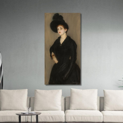 Marie-Blanche Vasnier Jacques-Émile Blanche jeb23 quadro stampato su tela