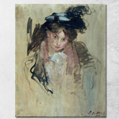 Ritratto Di Donna Jacques-Émile Blanche jeb26 quadro stampato su tela