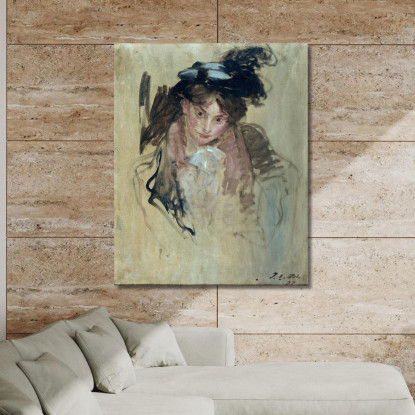 Ritratto Di Donna Jacques-Émile Blanche jeb26 quadro stampato su tela