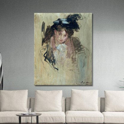 Ritratto Di Donna Jacques-Émile Blanche jeb26 quadro stampato su tela