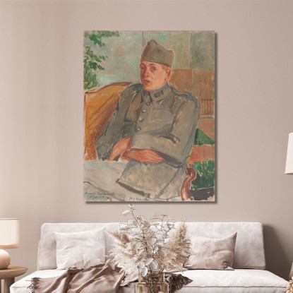 Ritratto Di Francis Poulenc Jacques-Émile Blanche jeb27 quadro stampato su tela