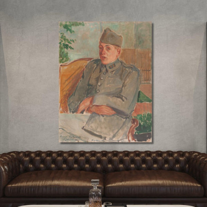 Ritratto Di Francis Poulenc Jacques-Émile Blanche jeb27 quadro stampato su tela