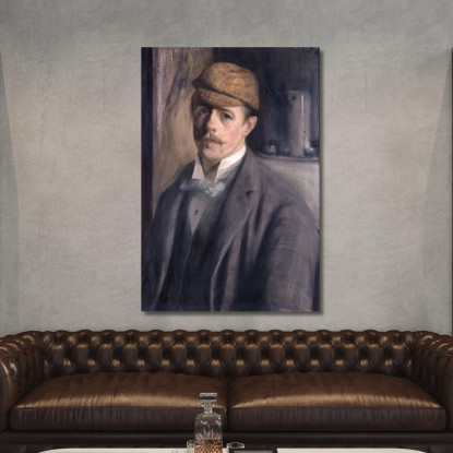 Ritratto Dell'Artista Jacques-Émile Blanche jeb33 quadro stampato su tela