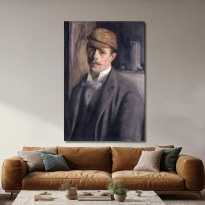 Ritratto Dell'Artista Jacques-Émile Blanche jeb33 quadro stampato su tela