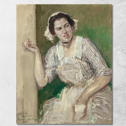 Ritratto Di Madeleine Pissard In Roxane L'Amour Médecin Jacques-Émile Blanche jeb37 quadro stampato su tela