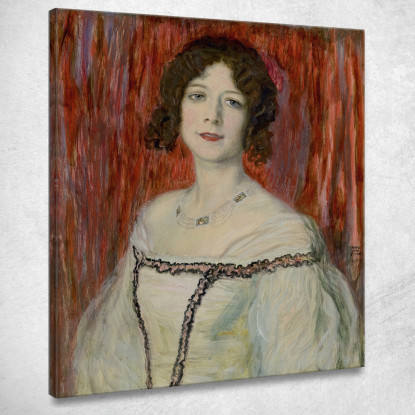 Olga Lindpaintner 2 Franz von Stuck fvs62 quadro stampato su tela