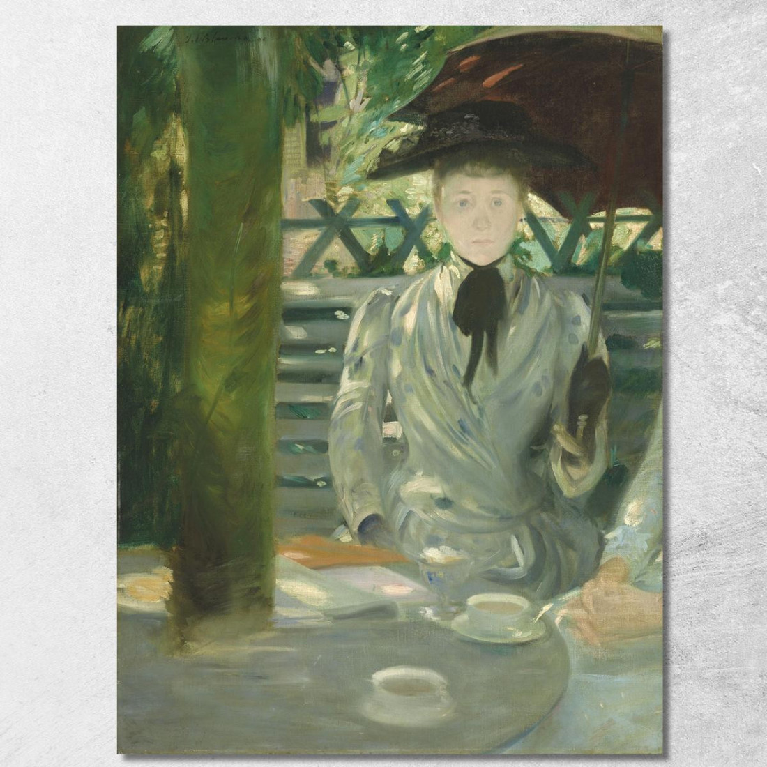 Ritratto Di Una Signora Tradizionalmente Identificata Come Ellen Millicent Cobden Mrs Walter Sickert Jacques-Émile Blanche jeb4