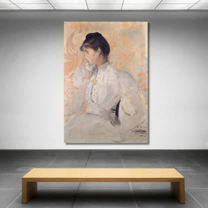 Presunto Ritratto Di Henriette Chabot Jacques-Émile Blanche jeb45 quadro stampato su tela