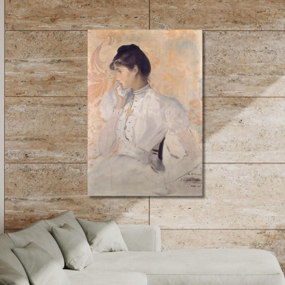 Presunto Ritratto Di Henriette Chabot Jacques-Émile Blanche jeb45 quadro stampato su tela