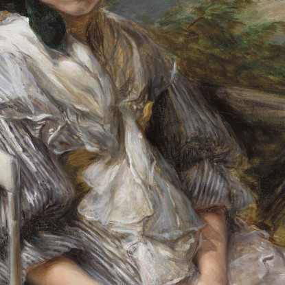 La Piccola Zelinska Nel Cestino Jacques-Émile Blanche jeb46 quadro stampato su tela