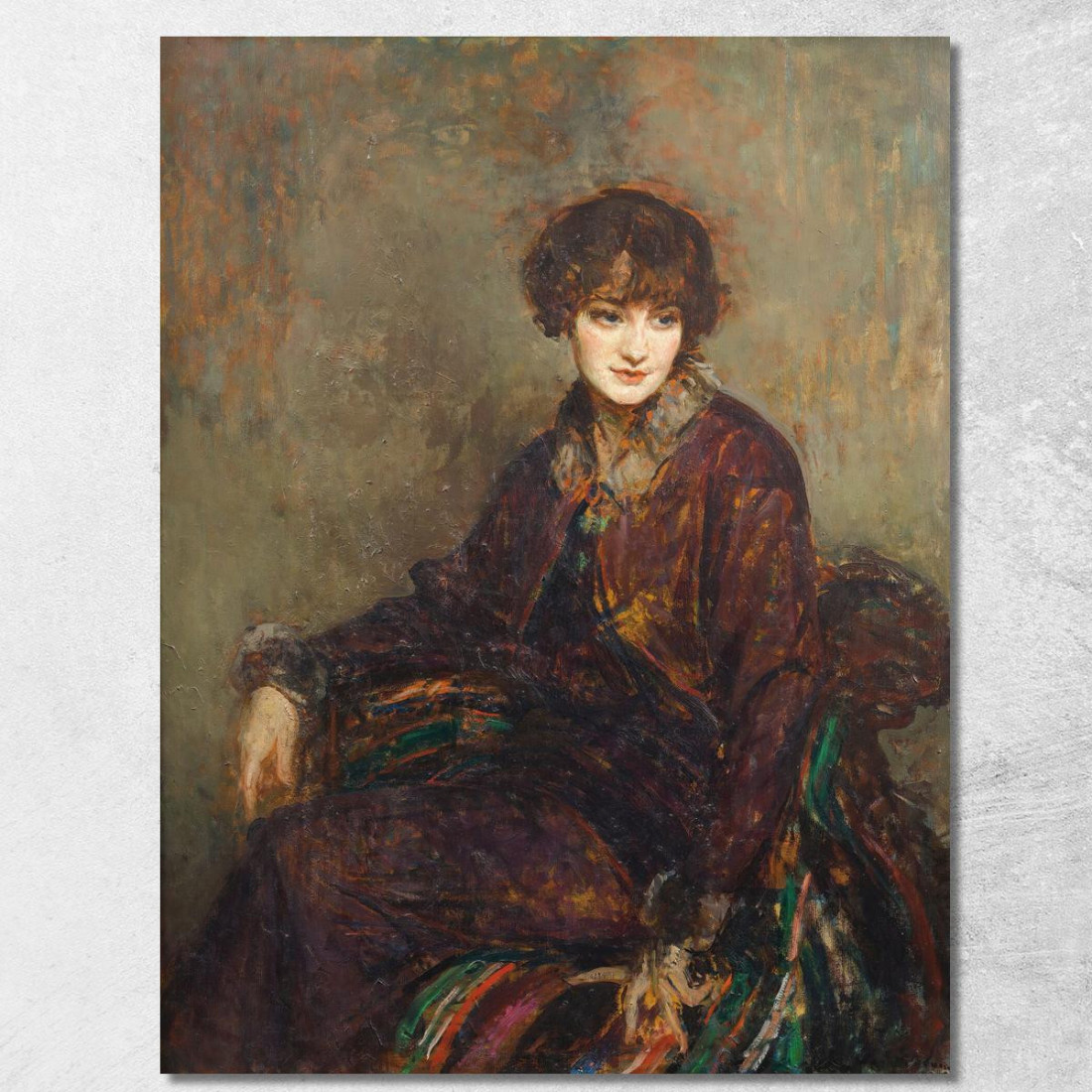 Principessa Jean De Broglie Dall'Onorevole Signora Daisy Fellowes Jacques-Émile Blanche jeb47 quadro stampato su tela