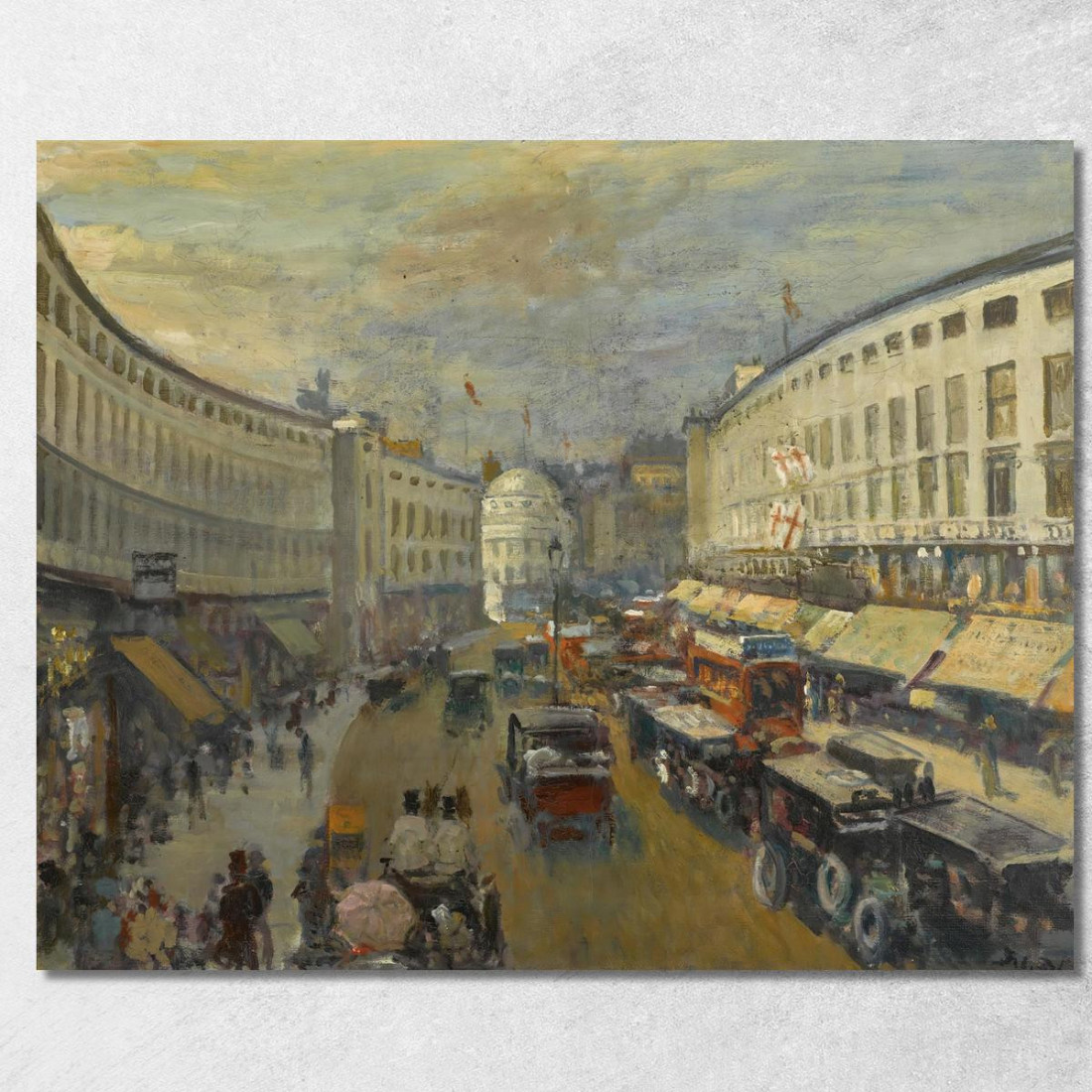 Regent Street Londra Jacques-Émile Blanche jeb48 quadro stampato su tela