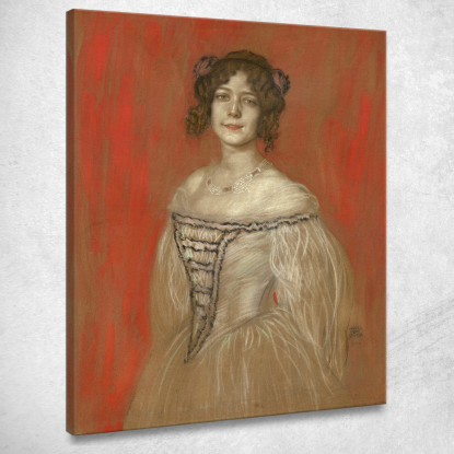 Olga Lindpaintner Franz von Stuck fvs63 quadro stampato su tela
