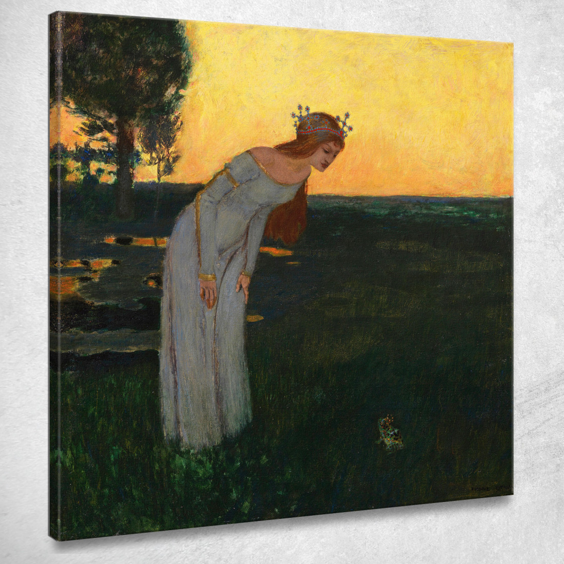 C'Era Una Volta Franz von Stuck fvs64 quadro stampato su tela