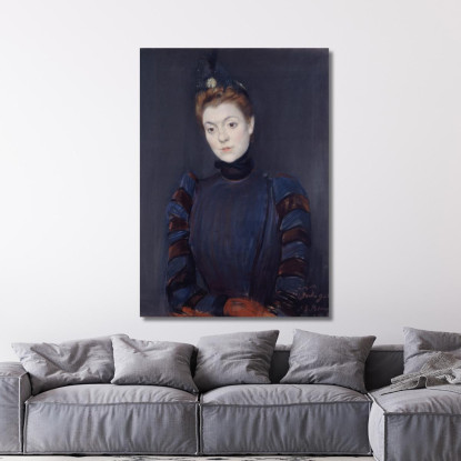 Yvette Guilbert Jacques-Émile Blanche jeb58 quadro stampato su tela