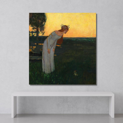 C'Era Una Volta Franz von Stuck fvs64 quadro stampato su tela