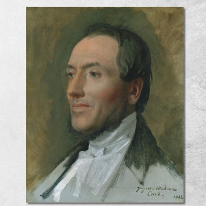 Edmond Cave Jean Auguste Dominique Ingres jad9 quadro stampato su tela