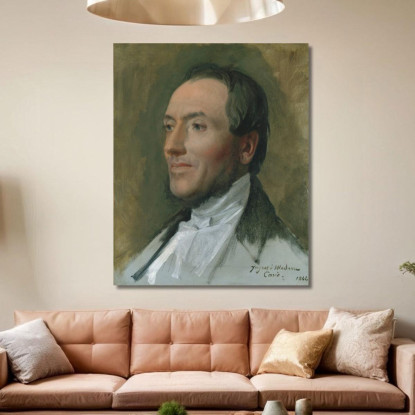 Edmond Cave Jean Auguste Dominique Ingres jad9 quadro stampato su tela