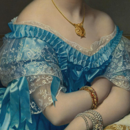 Joséphine-Éléonore- Marie-Pauline De Galard De Brassac De Béarn Principessa De Broglie Jean Auguste Dominique Ingres jad16 quad