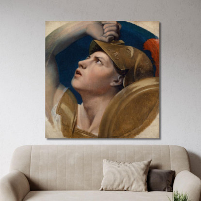 Marte Jean Auguste Dominique Ingres jad23 quadro stampato su tela