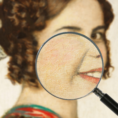 Ritratto Della Figlia Maria Franz von Stuck fvs73 quadro stampato su tela