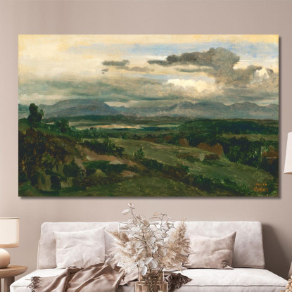 Civita Castellana Jean-Baptiste-Camille Corot jbc36 quadro stampato su tela