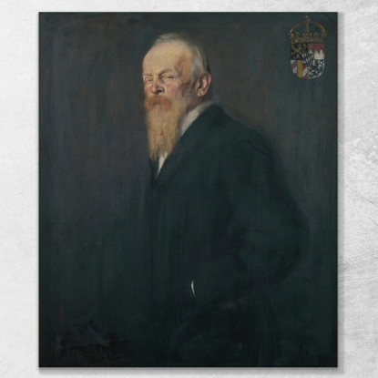 Il Principe Reggente Luitpold Di Baviera Franz von Stuck fvs77 quadro stampato su tela