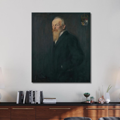 Il Principe Reggente Luitpold Di Baviera Franz von Stuck fvs77 quadro stampato su tela