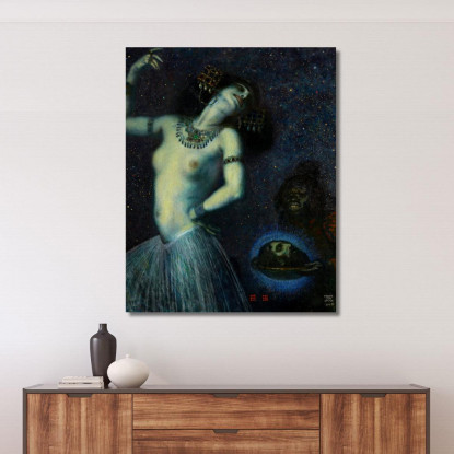Salomè Franz von Stuck fvs81 quadro stampato su tela