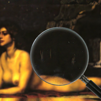 Sfinge Franz von Stuck fvs88 quadro stampato su tela