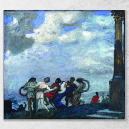 La Danza Franz von Stuck fvs90 quadro stampato su tela