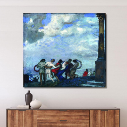 La Danza Franz von Stuck fvs90 quadro stampato su tela