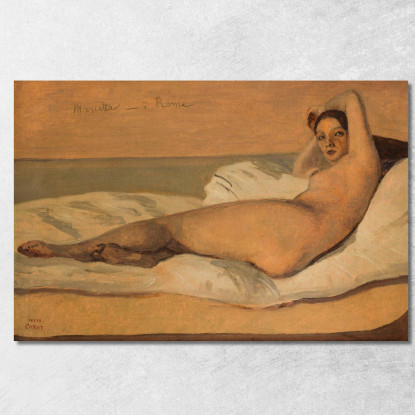 Marietta Jean-Baptiste-Camille Corot jbc172 quadro stampato su tela