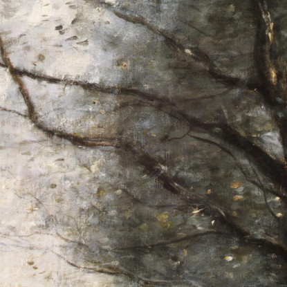 Il Traghettatore Jean-Baptiste-Camille Corot jbc249 quadro stampato su tela