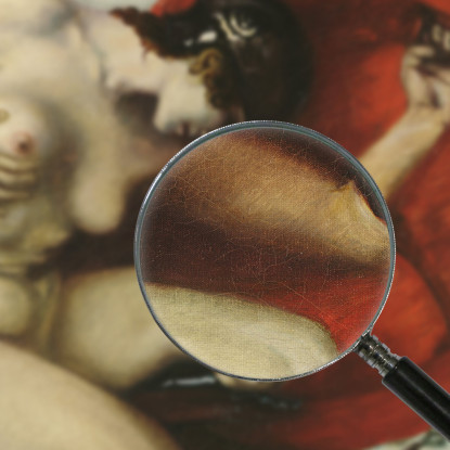 Amazzone Ferita Franz von Stuck fvs102 quadro stampato su tela