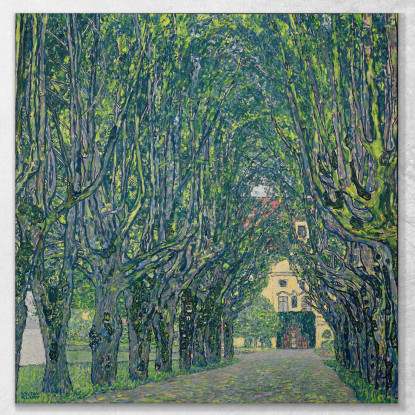Vicolo Nel Parco Di Schloss Kammer Gustav Klimt kg4 quadro stampato su tela