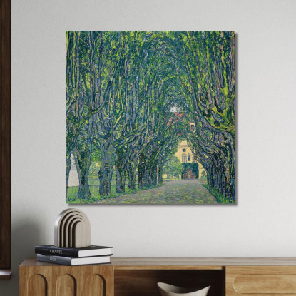 Vicolo Nel Parco Di Schloss Kammer Gustav Klimt kg4 quadro stampato su tela