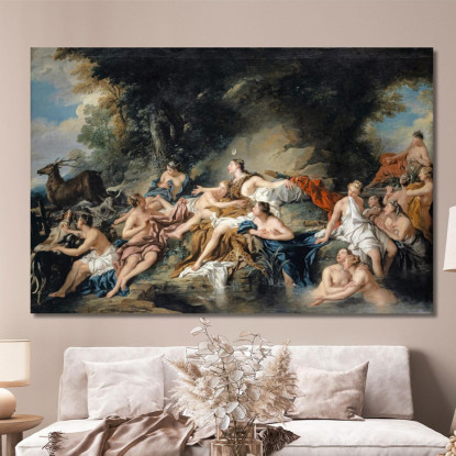 Diana E Atteone Jean-François de Troy jft7 quadro stampato su tela