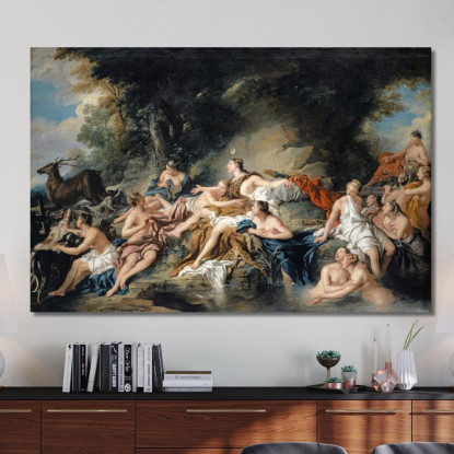 Diana E Atteone Jean-François de Troy jft7 quadro stampato su tela