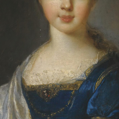 Ritratto Della Principessa Luisa Maria Teresa Stuart Jean-François de Troy jft25 quadro stampato su tela