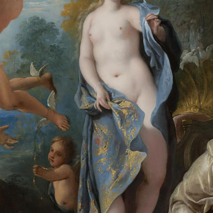 Il Giudizio Di Paride Jean-François de Troy jft34 quadro stampato su tela