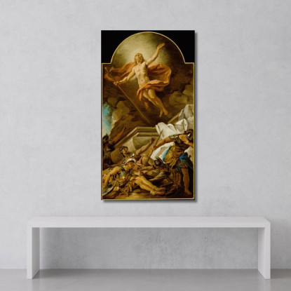 La Resurrezione Jean-François de Troy jft38 quadro stampato su tela